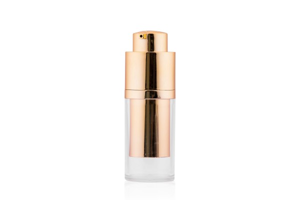 Frasco Airless Lift Pump Dourado 15ml