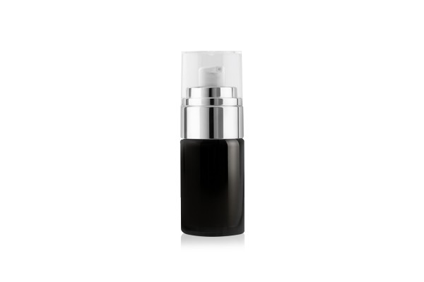 Frasco Mahal Preto e Prata 30ml