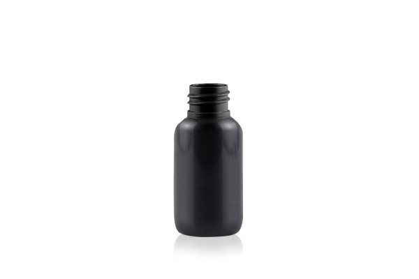 Frasco PET Vepakum Curve Preto 30ml