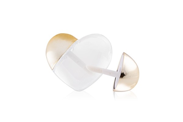 Gloss Heart Transparente e Dourado  7ml