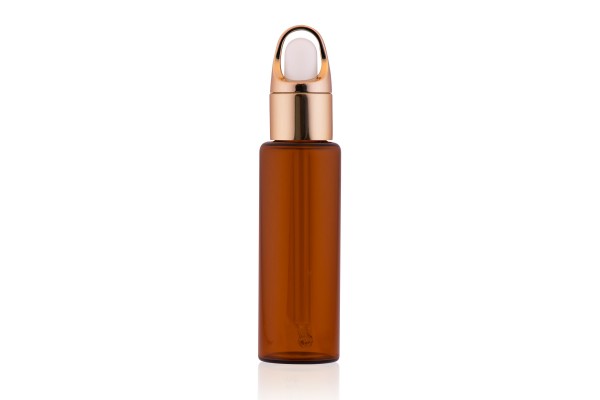 Gotejador Ática Âmbar e Dourado 30ml