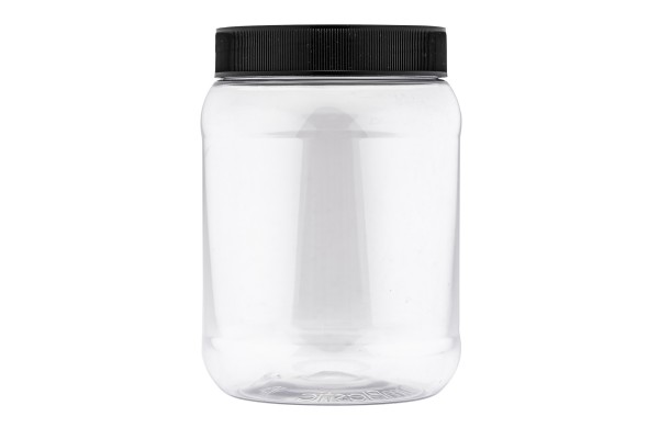 Pote Pet Boca Larga Cristal 1000ml