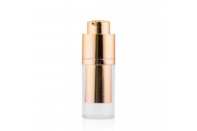 Frasco Airless Lift Pump Dourado 15ml
