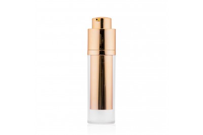 Frasco Airless Lift Pump Dourado 30ml