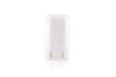 Makeup Bastão Oval Branco com Tampa Natural 16gr