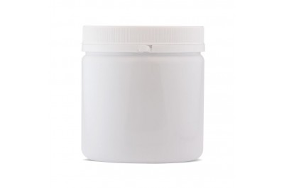 Pote PET  1000ml Branco Boca Larga com Lacre
