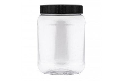 Pote Pet Boca Larga Cristal 1000ml