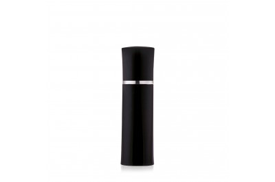 Frasco Airless PTG Preto com Friso Prata 30ml
